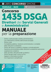 CONCORSO 1435 DSGA DIRETTORE DEI SERVIZI GENERALI E AMMINISTRATIVI. MANUALE PER