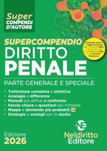 SUPERCOMPENDIO DI DIRITTO PENALE 2026